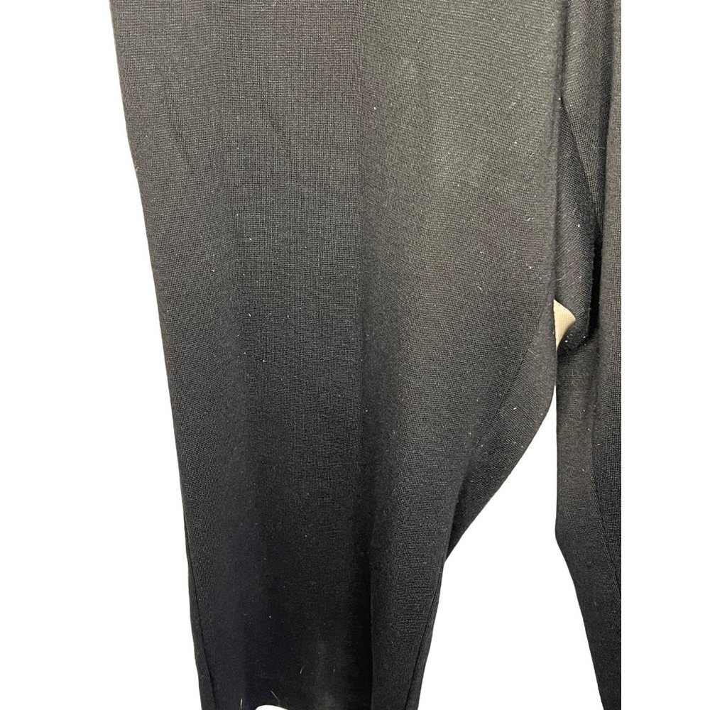 ALFRED DUNNER PETITE Women's Black Pants Size 16P Elastic Waist 2 Side Pockets S - Picture 3 of 12